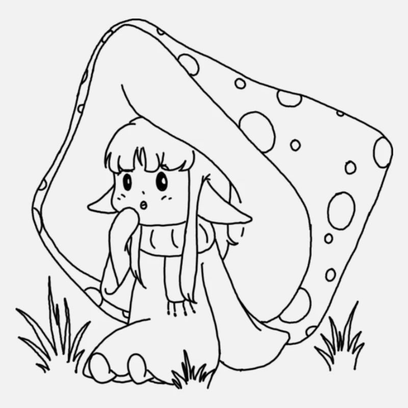 Fille champignon
