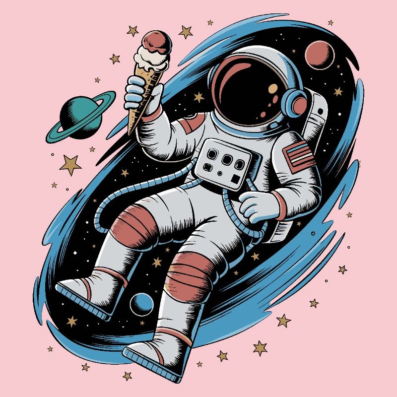 Conception spatiale de l’espace des astronautes avec des planètes et