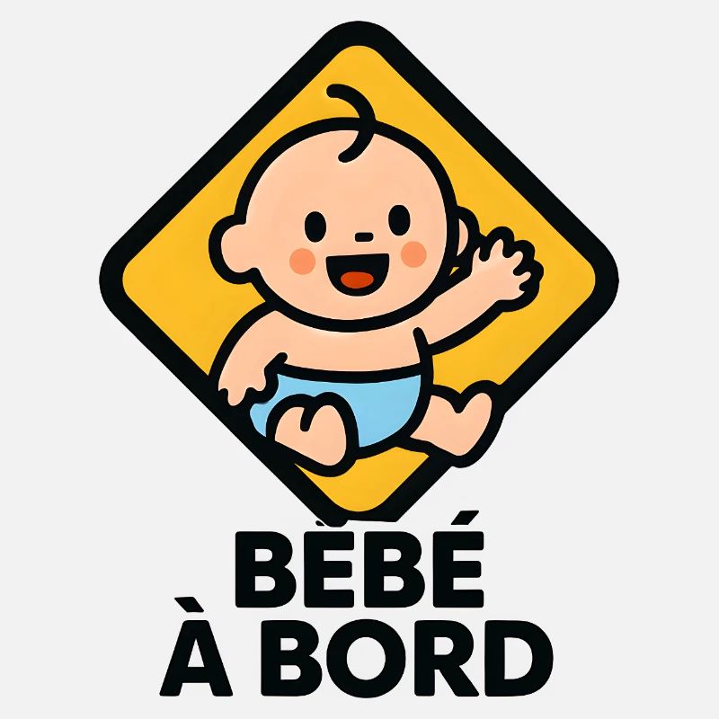 Bébé à Bord Icône Douce