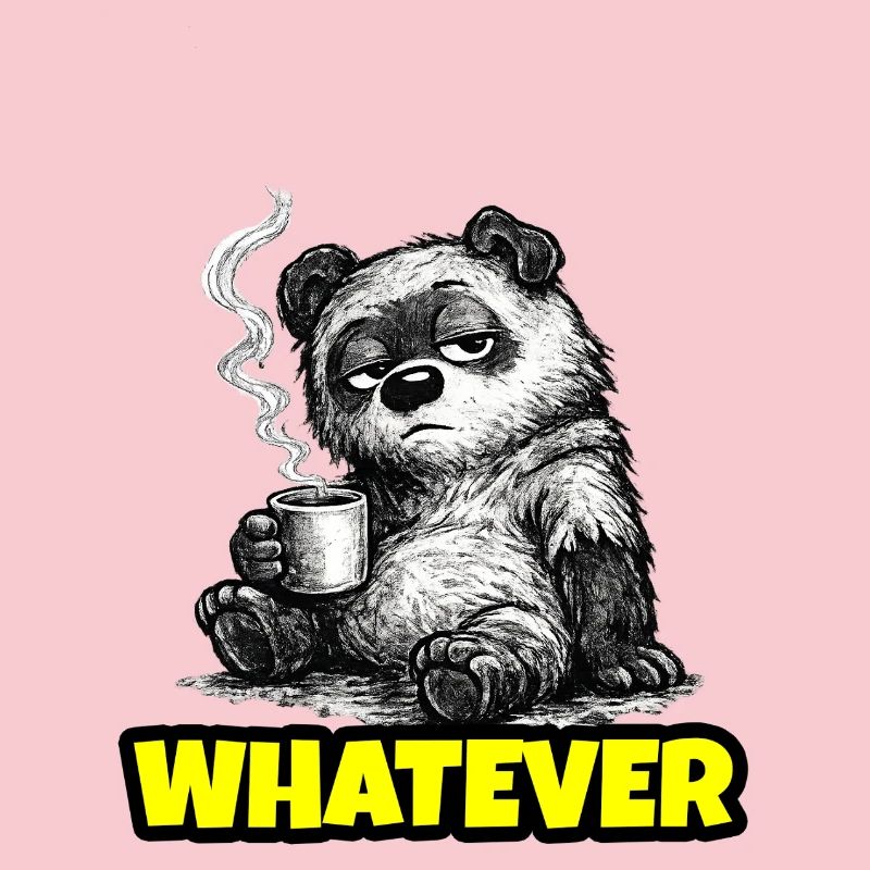 Whatever – Grumpy Bear Coffee (Sketch)