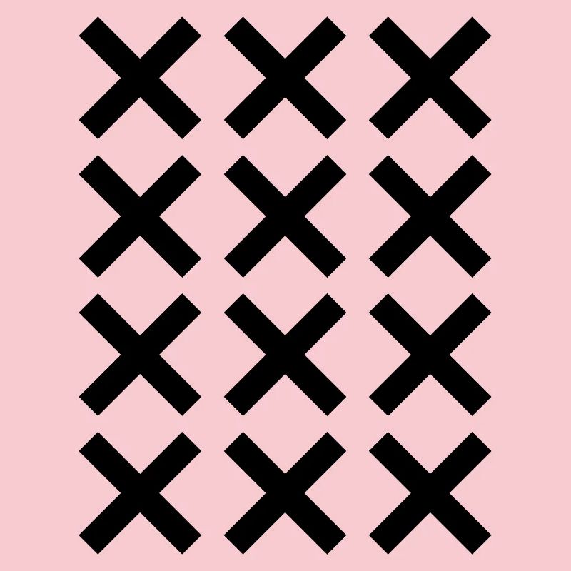 X pattern grid design