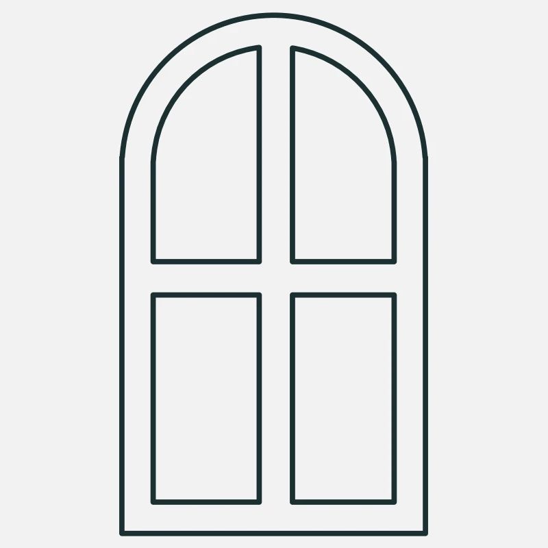 Arch window open