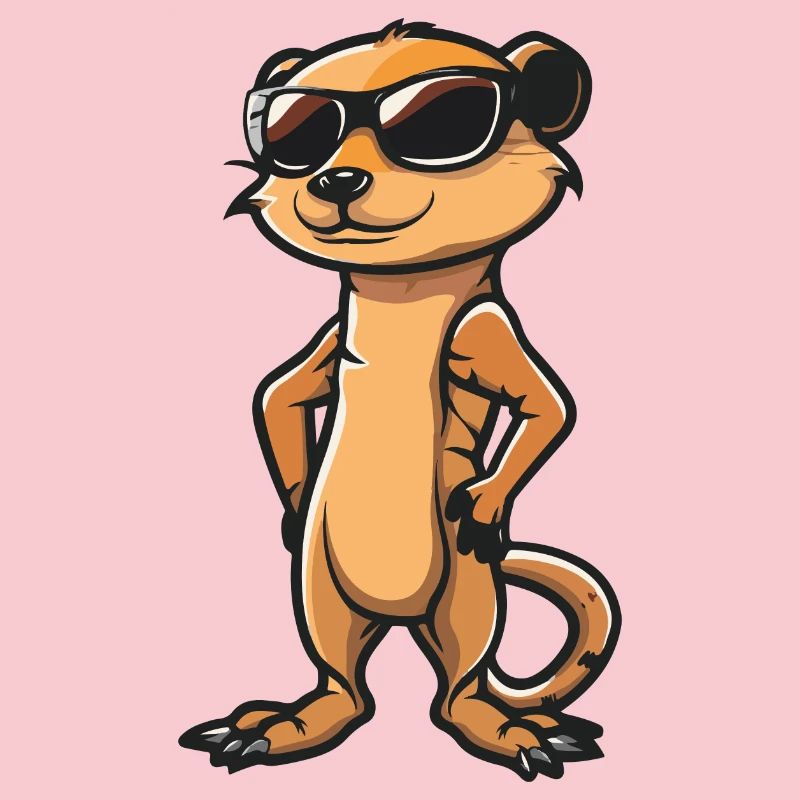 Erdmännchen Comic Cool