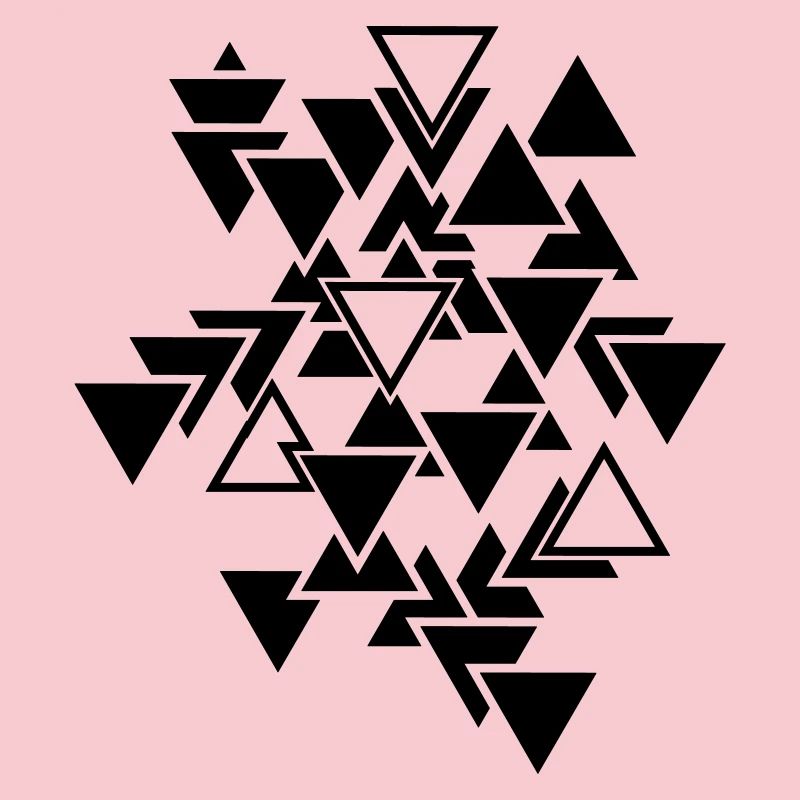 Triangles graphic pattern