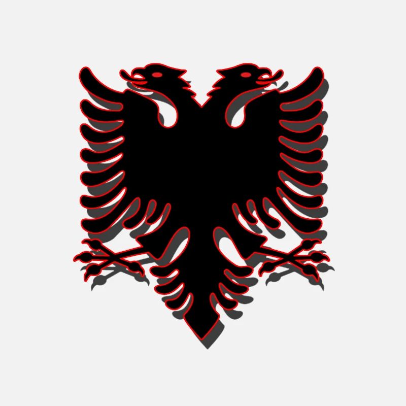 DOUBLE ADLER ALBANIA / Le drapeau de Skanderbeg
