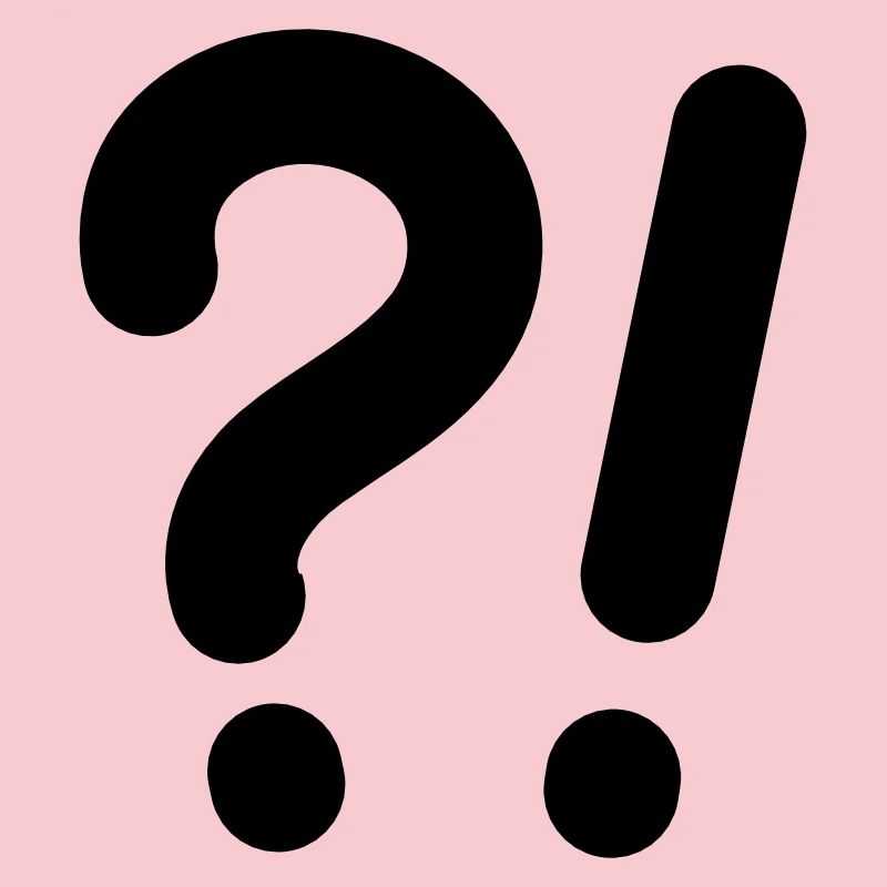 Question marks and exclamation marks