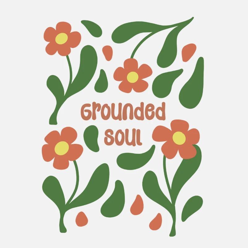Grounded Soul Floral Pattern