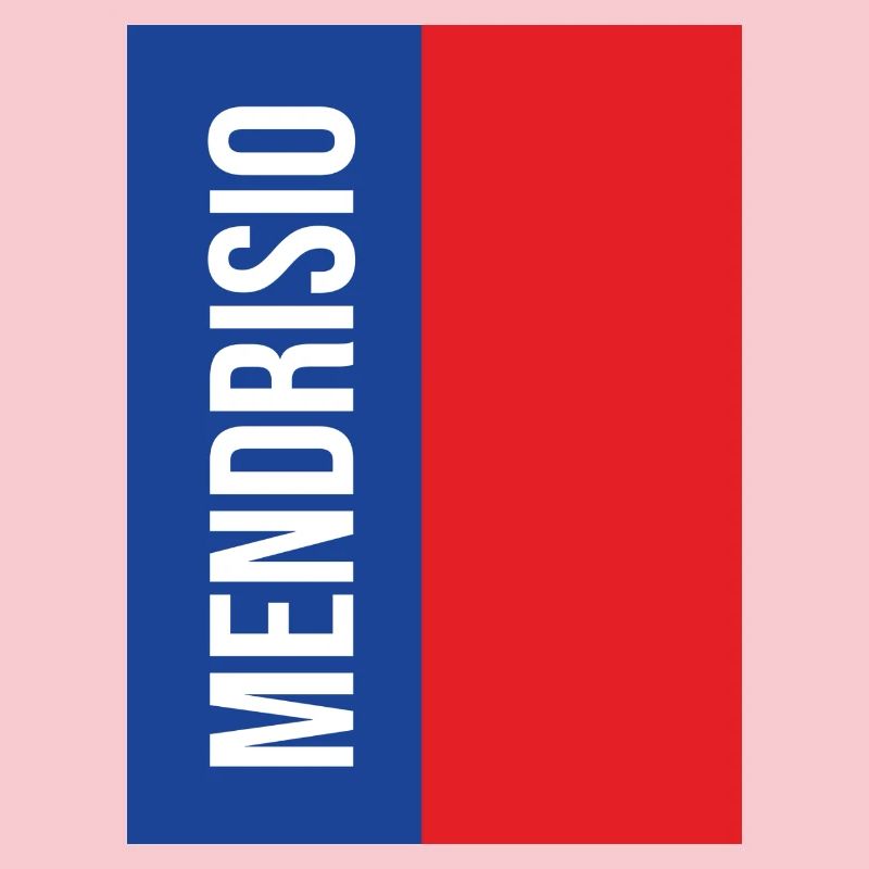 Mendrisio Blue Red Vertical