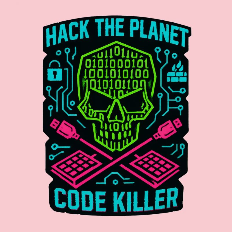 Hack the Planet Code Killer - Cyber Security