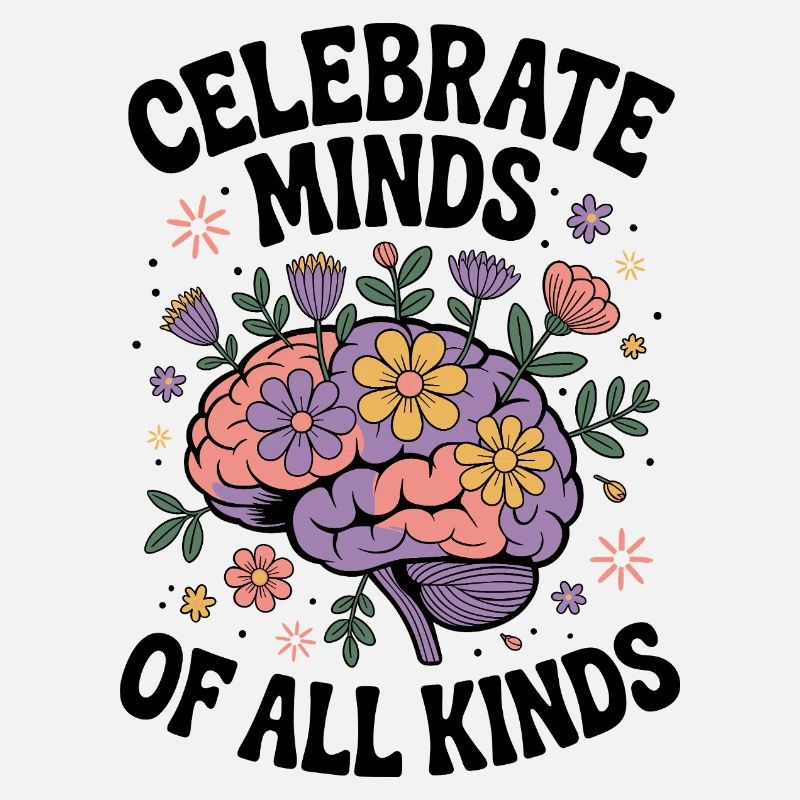 Neurodivergent Brain – Fleur TDAH & Autisme