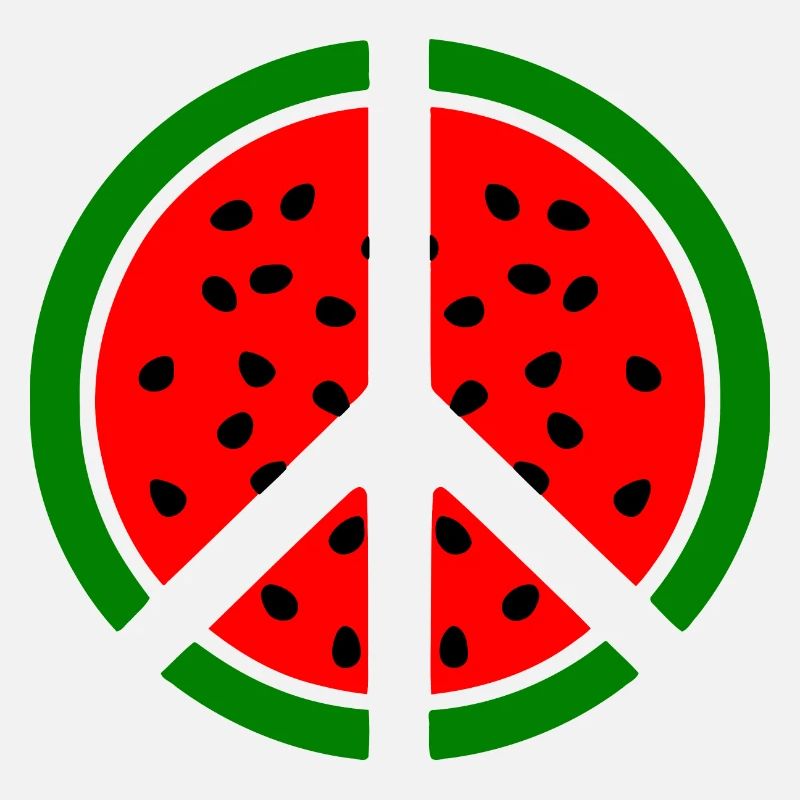 Symbole de paix pastèque