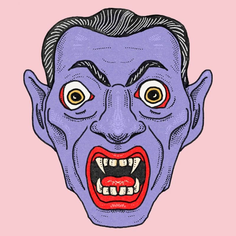 Vampire Devil Face