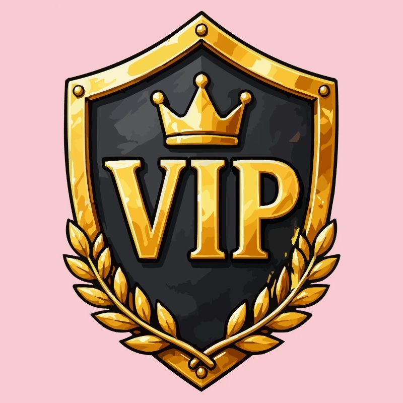 VIP Crown Shield Ornament