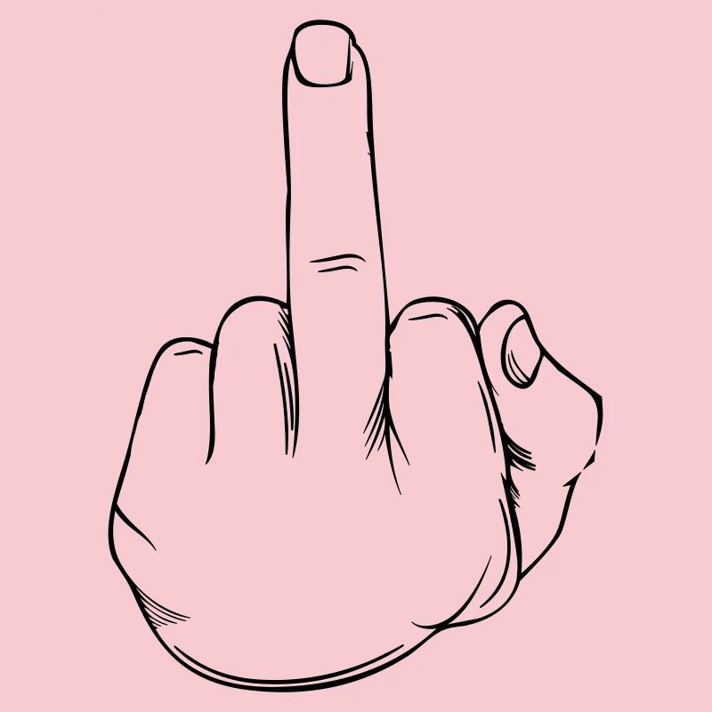 Mittelfinger Statement