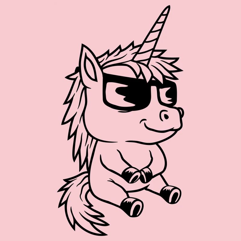 Sonnenbrille Einhorn Cool Comic