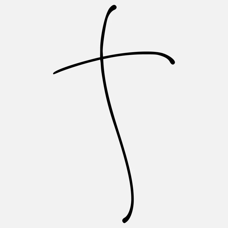 Plain Cross Line