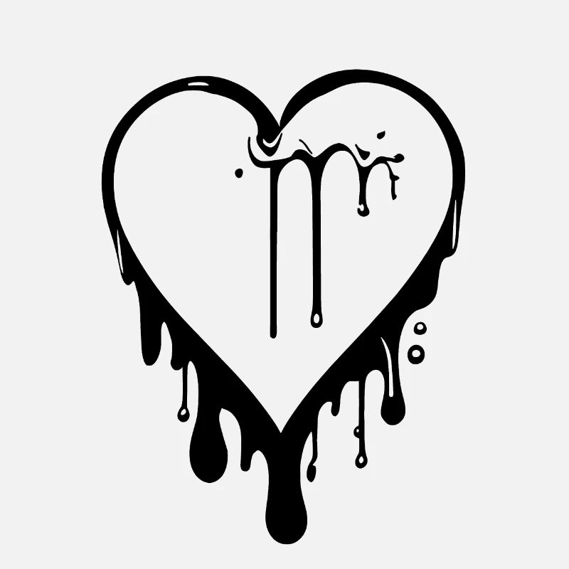 Molten Graffiti Heart