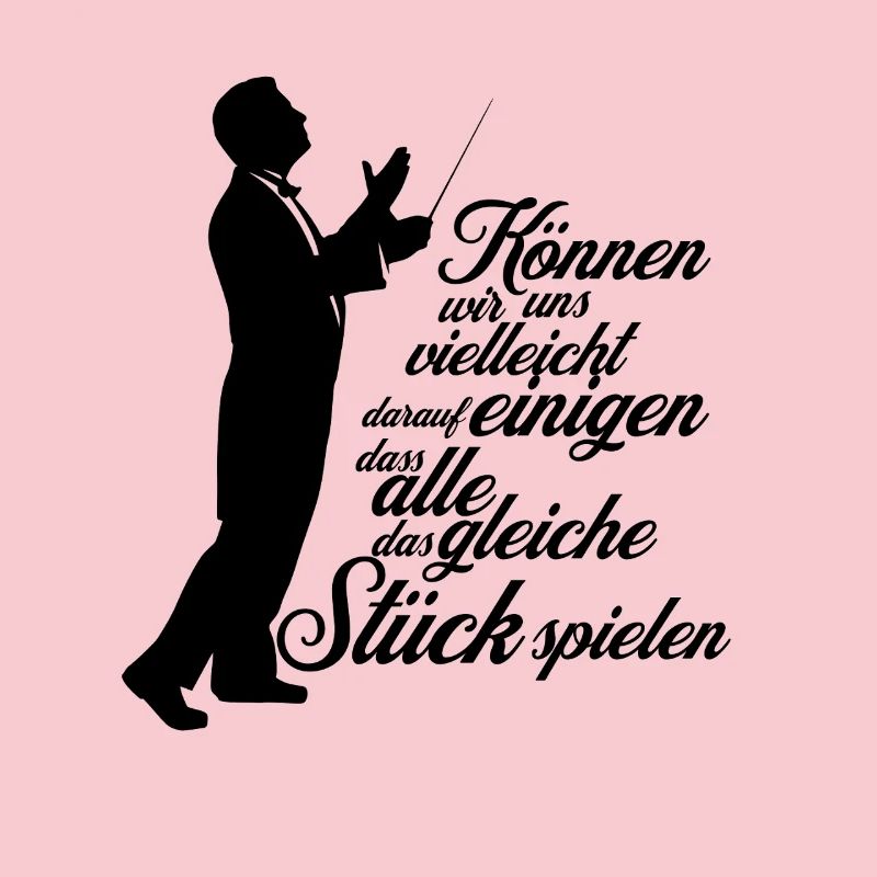 Dirigent Chorleiter - Aufs gleiche Stück einigen