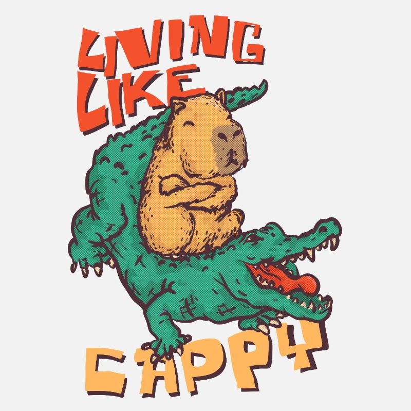 Vivre comme un Cappy - Cappybara Ride Crocodille