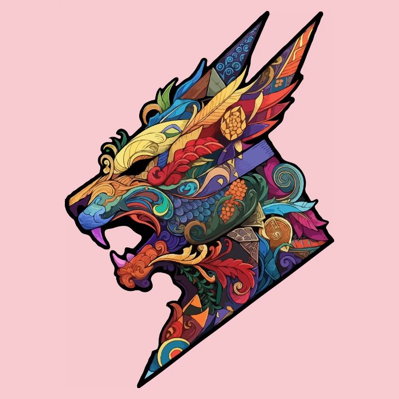 Kaleidoscopic Dragon: Folklore Fire