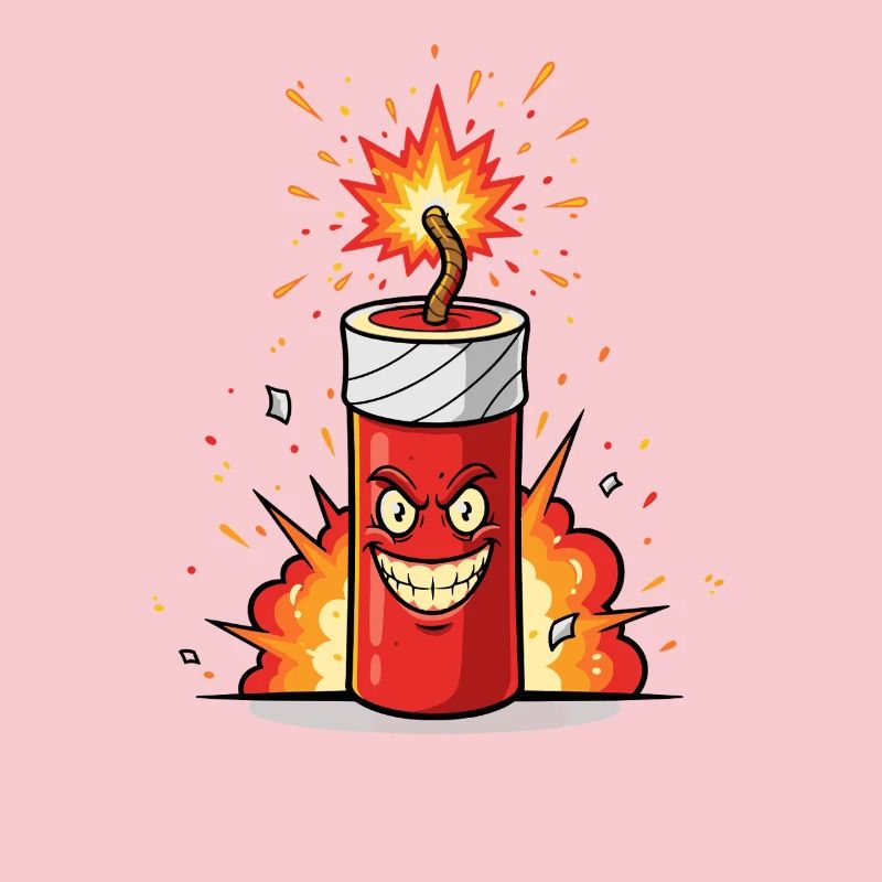 Angry Firecracker Comic