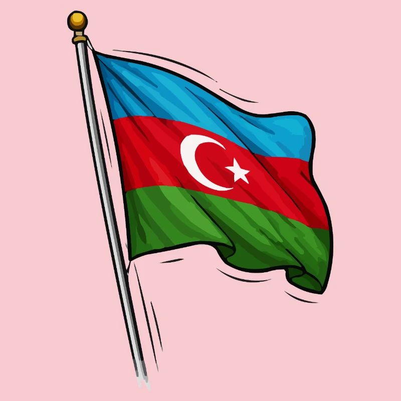 Conception du drapeau de l’Azerbaïdjan