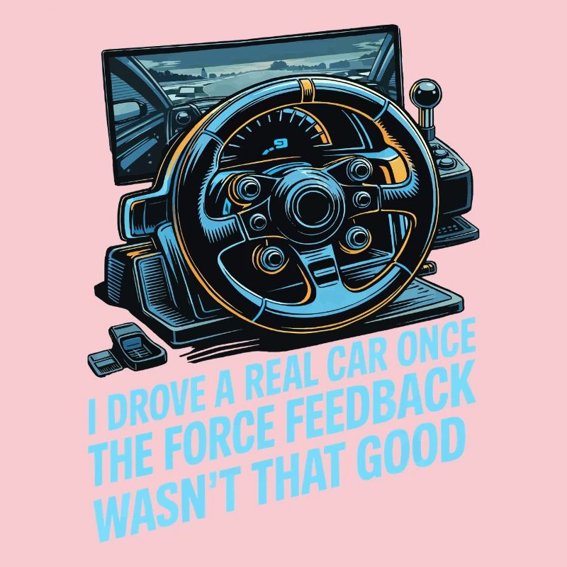 Ich bin einmal ein echtes Auto gefahren, das Force