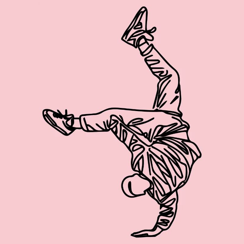Breakdancer Drawing