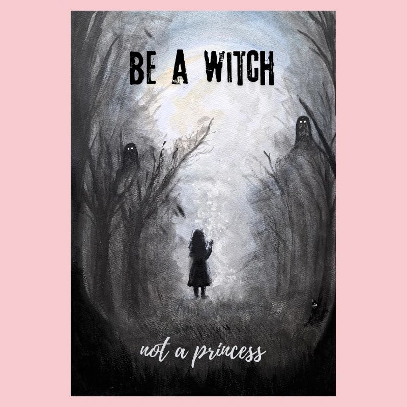 Mystical Witch Forest Illustration Be Witch