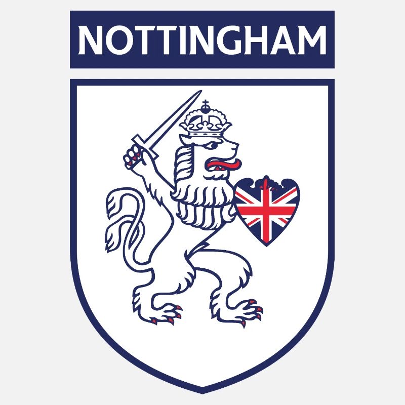 Lion bouclier de Nottingham avec épée