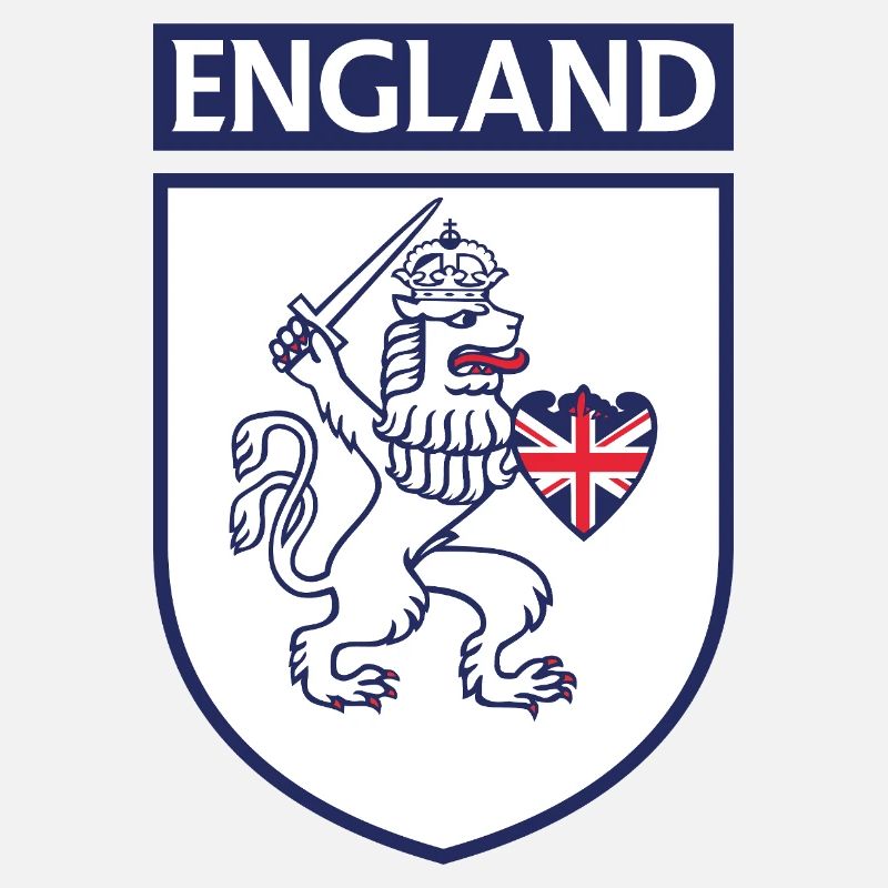 Conception du bouclier du lion héraldique de l’Angleterre