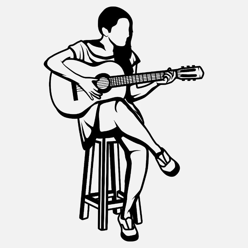 Gitarrenmädchen