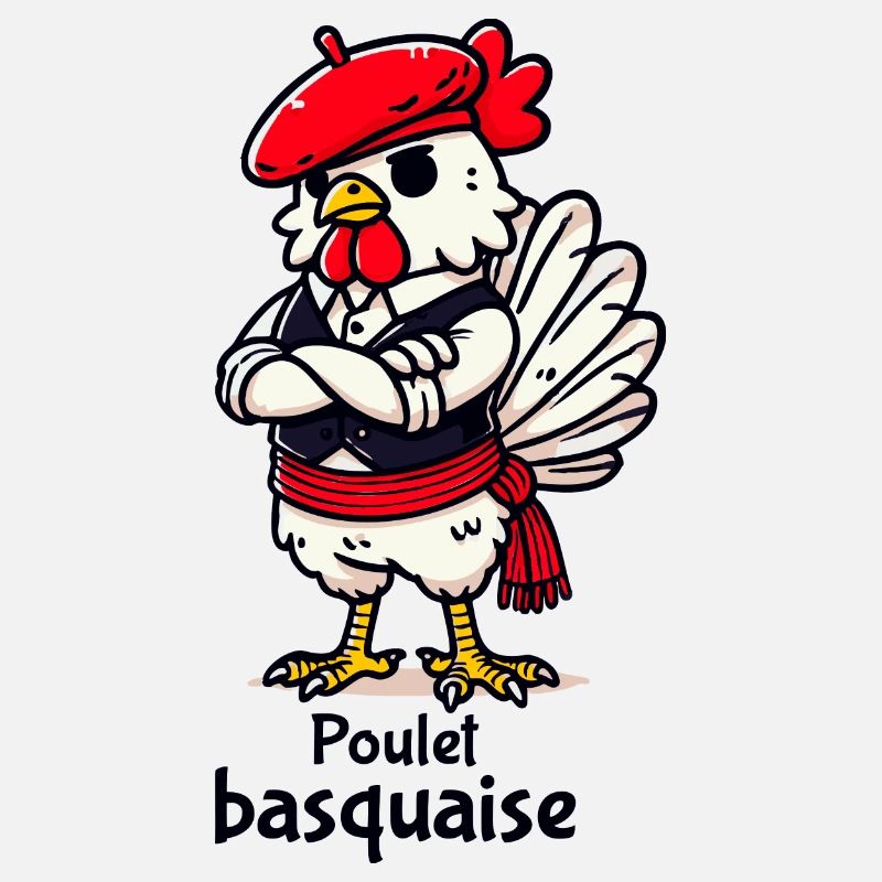 Poulet Basquaise - Dark text