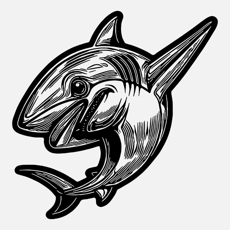 Petit requin dabbing mignon - Dabbing Shark