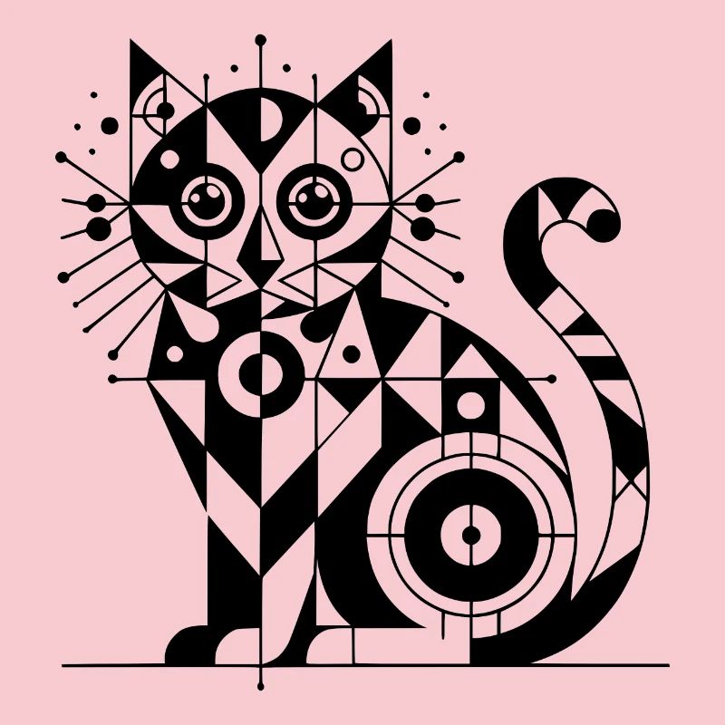 Conception géométrique de lignes de chat