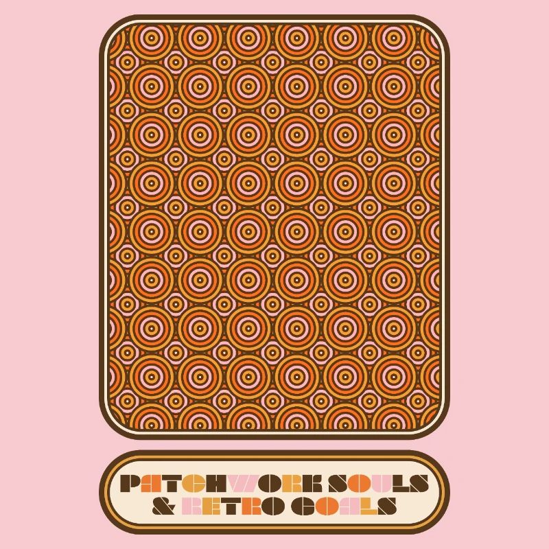 Patchwork Souls & Retro Goals – 70s Pattern