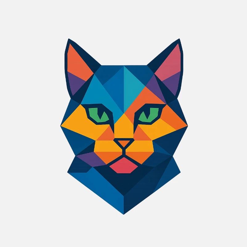 Chat | Tête de chat Impression / Impression / Design