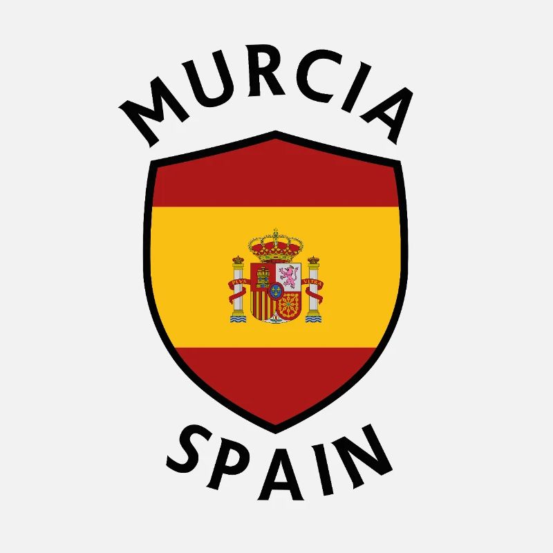 Bouclier de Murcie sous drapeau espagnol
