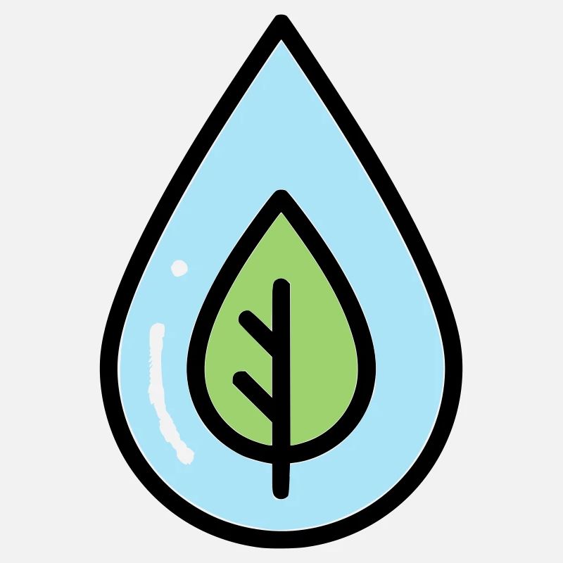 Water Drop Leaf Eco