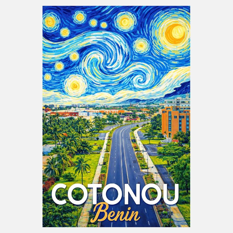 Rue Cotonou Ciel étoilé