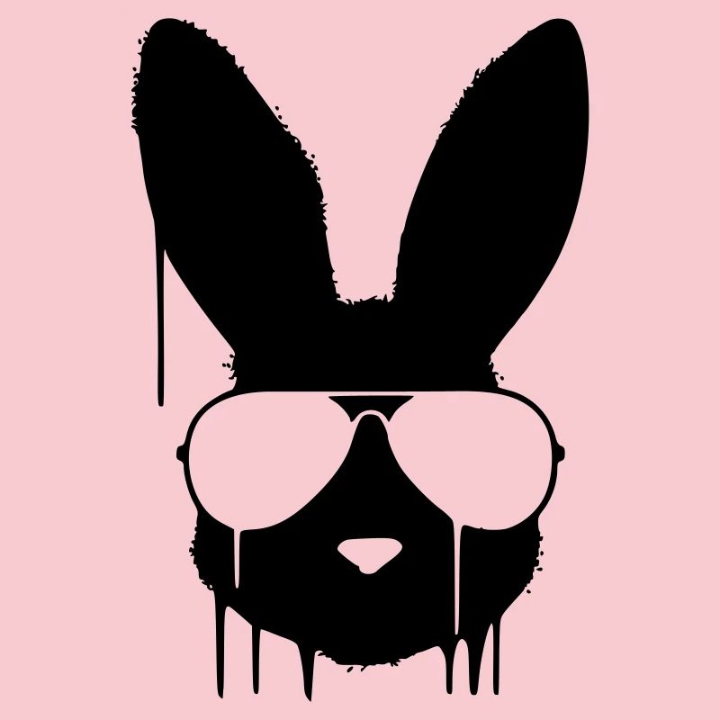 Cool Bunny Glasses Graffiti
