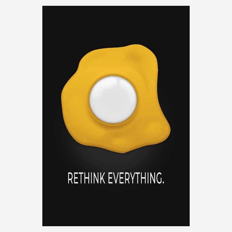 Rethink Everything Minimal Poster Ei Design