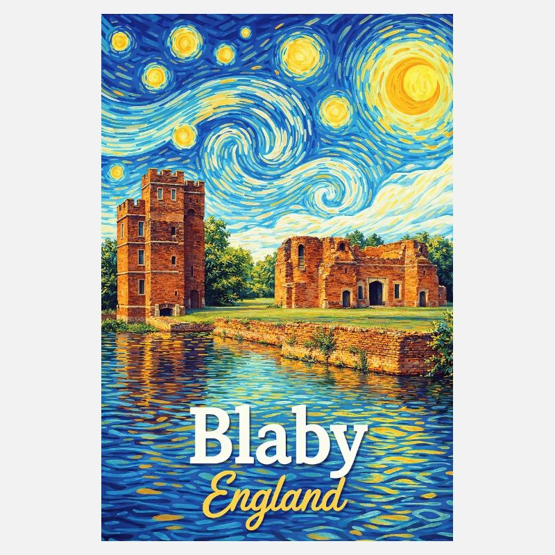 Blaby England Ruins dans le Vortex des Étoiles