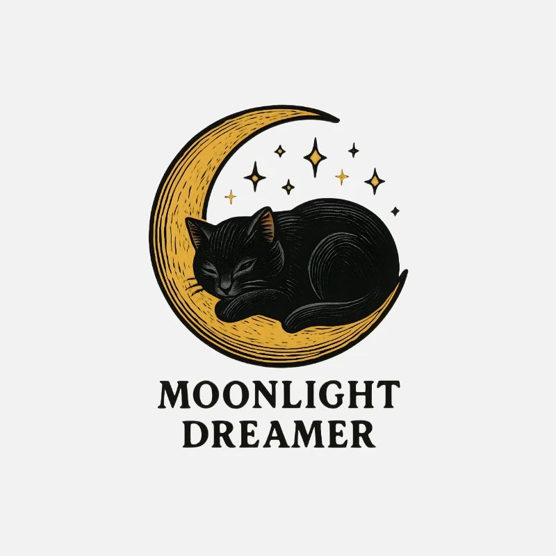 Moonlight Dreamer Cat