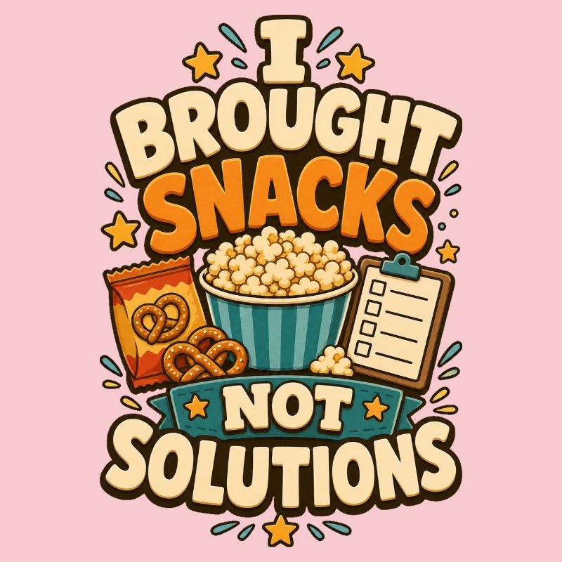 I Brought Snacks Not Solutions