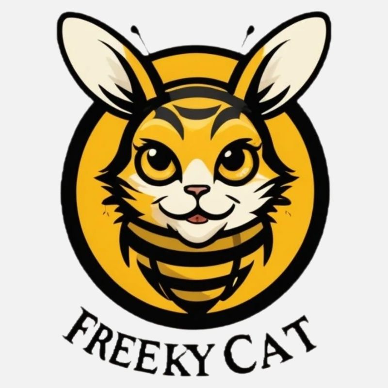Logo de l’abeille chat