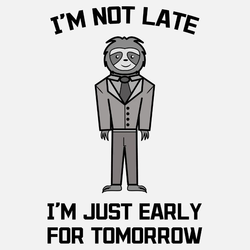 Sloth Late Riser Slow Animal Statement Zoo