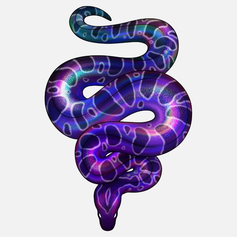 Neon Snake Violet