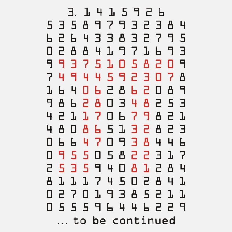 pi - 3,14159265 - nerd - mathematik