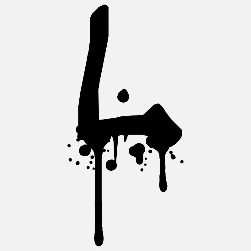 L graffiti drops Farbklex spray
